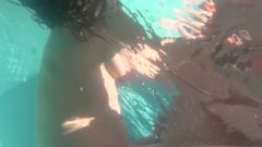 Underwater Asshole To Mouth Sex In The Pool And Anal Creampie. Mia Bandini.