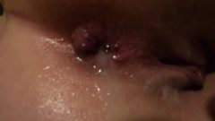 Teen Girlfriend Hylialove Close Up Anal With Slomotion Cream Pie And Gape